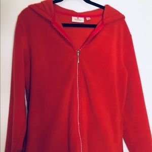 QUACKER FACTORY Women’s RED Zip Up, Sz Medium.
